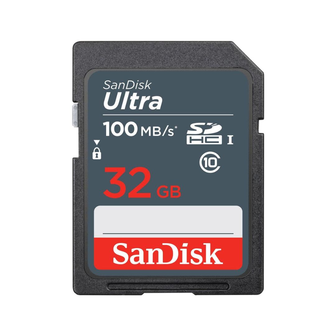 Sandisk Tarjeta SD 32GB - Ultra SDHC UHS-I (100MB/s-20MB/s) – De