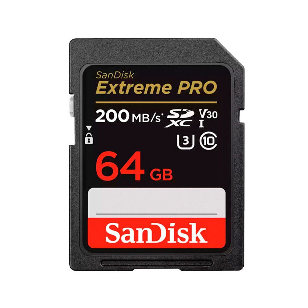 Sandisk Tarjeta SD 64GB - Extreme Pro SDXC UHS-I (200MB/s-90MB/s