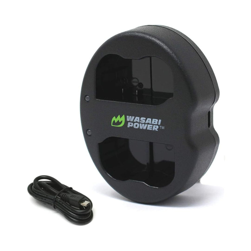Cargador Doble LP-E6N Wasabi Power para Canon