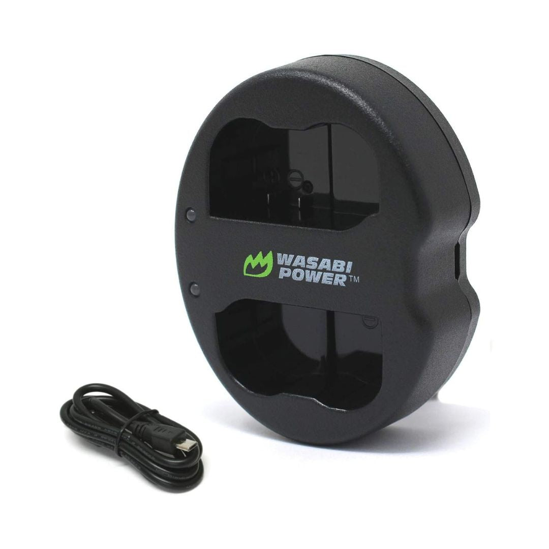 Cargador Doble LP-E6N Wasabi Power para Canon