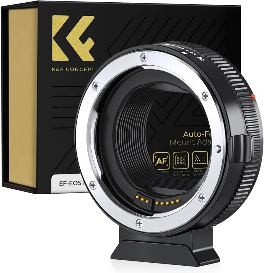 Adaptador K&F Concept para RF a Canon EF/EF-S