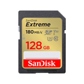 Sandisk Tarjeta SD 128GB - Extreme SDXC UHS-I (180MB/s-90MB/s)