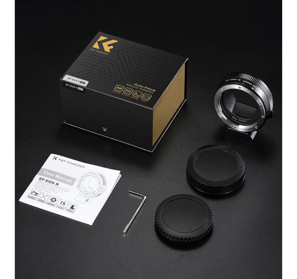 Adaptador K&F Concept para RF a Canon EF/EF-S