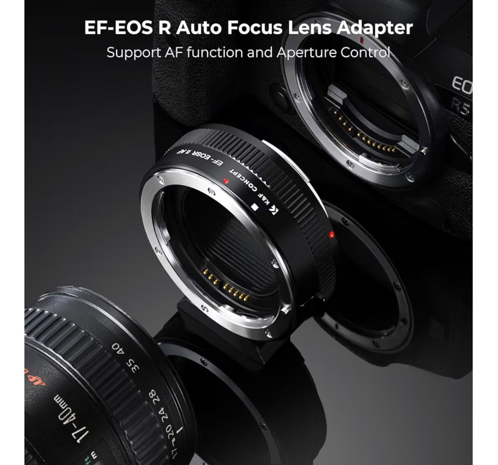 Adaptador K&F Concept para RF a Canon EF/EF-S